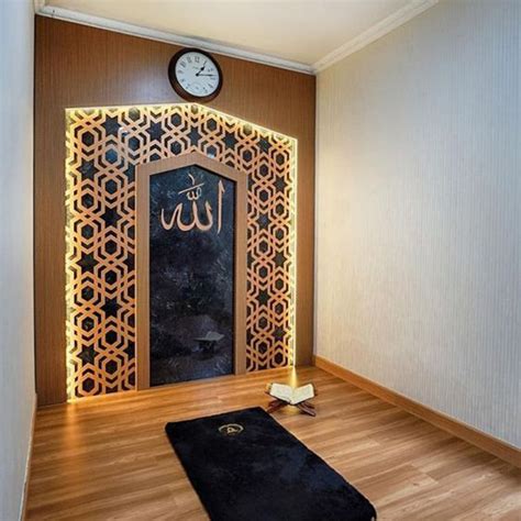 Muslim prayer space .